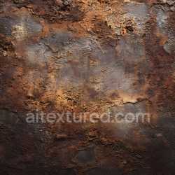 seamless Seamless 3D Rusted Metal PBR Texture Featuring Peeling Rust and Jagged Cracks texture 8k free download PBR