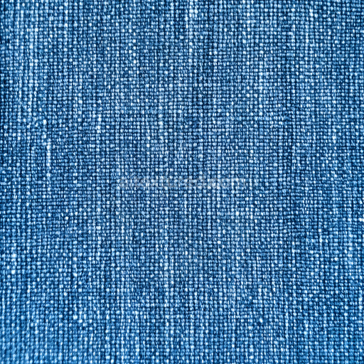 Seamless 3D Cracked Denim Fabric PBR Texture with Blue Woven Pattern