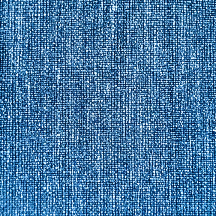 Cracked Denim Fabric with Blue Woven Pattern seamless PBR texture preview