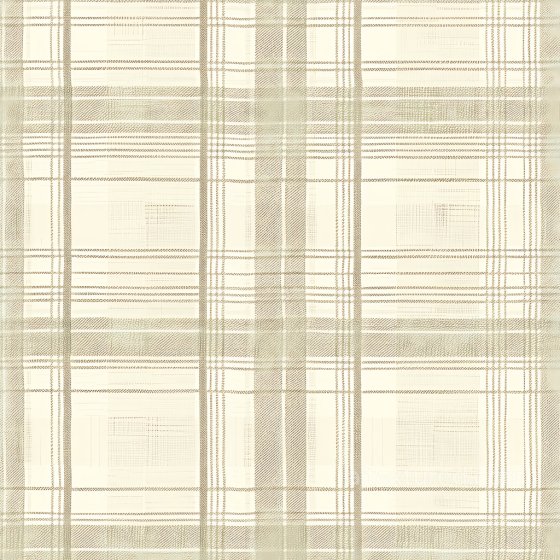 Seamless Beige and Cream Plaid 3D PBR Fabric Texture with Soft Weave Pattern Plaid texture preview
