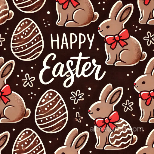 Digital Paper Texture with Easter Bunny and Egg Motifs seamless All Easter Digital paper PBR texture