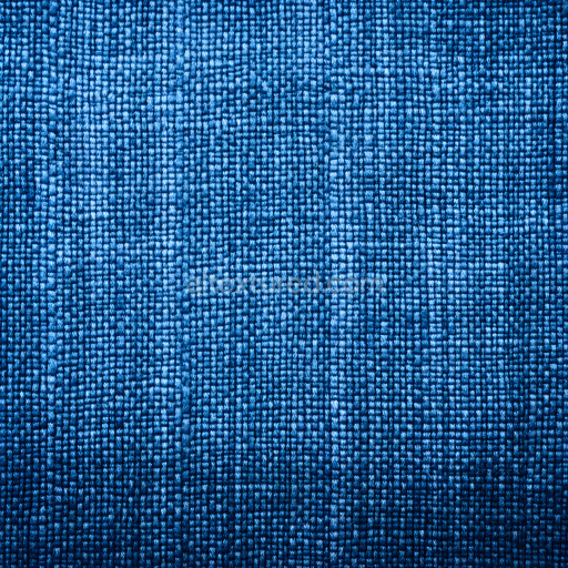 Seamless 3D PBR Woven Denim Texture with Deep Blue Interlaced Fibers