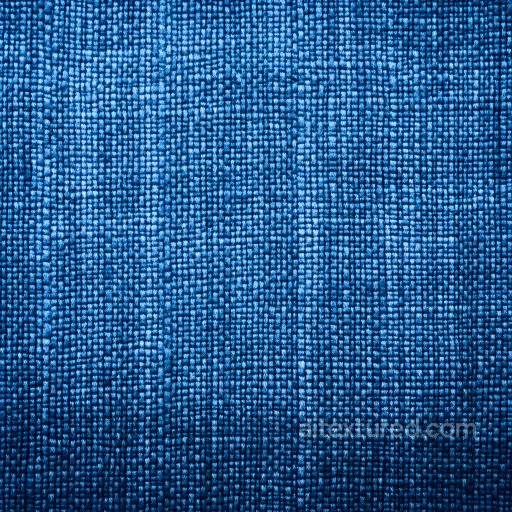 Woven Denim Texture with Deep Blue Interlaced Fibers seamless Denim jeans PBR texture