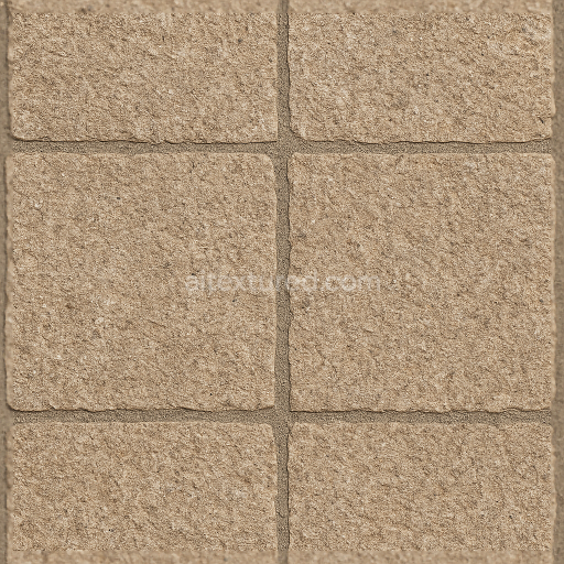 Seamless 3d texture pbr 8k stone tiles mosaic with rough finish and natural stone elements