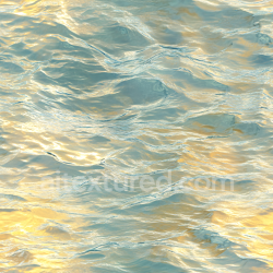seamless Seamless 3D Water PBR Texture of Calm Ocean Surface with Warm Sunset Reflections texture 8k free download PBR