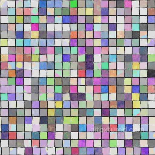 Colorful Mosaic Tile Texture | Free PBR seamless Tile PBR texture