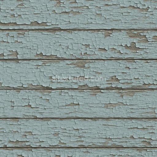 Painted Wood Peeling Chips