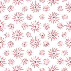 Pattern Bundle - Seamless 3D PBR Texture of Delicate Pink Floral Motifs on White Background texture preview