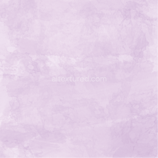 Seamless 3D PBR Texture of Soft Lavender Watercolor Paper with Subtle Brush Strokes