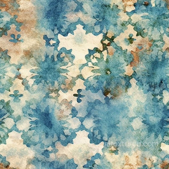 Watercolor Floral Texture with Blue and Brown Hues Watercolor texture texture preview