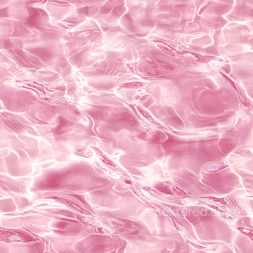 Pink Pool Water PBR Texture with Soft, Wavy Ripples and Glossy Highlights seamless Water PBR texture