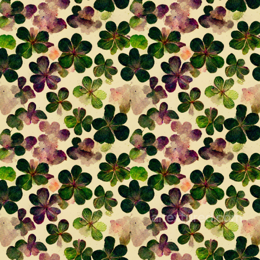 St Patrick Digital Paper Bundle Texture of Pressed Clover Leaves on Light Background seamless St patrick digital paper bundle PBR texture