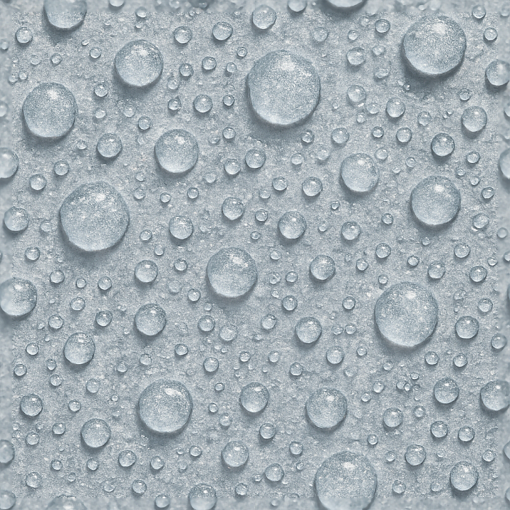 Frozen Icy Droplets On Cold Surface seamless PBR texture preview