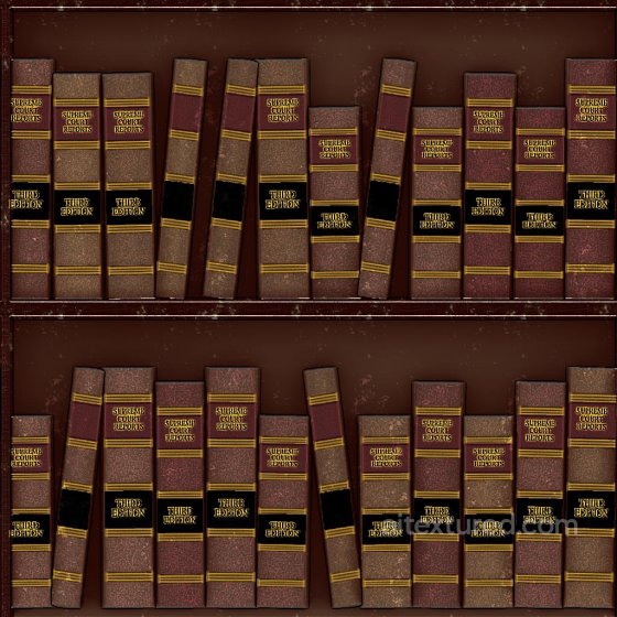 Wooden Bookshelf with Books | Free PBR Paper texture preview