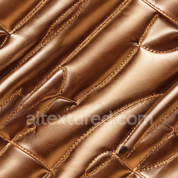 seamless Seamless 3D PBR Glossy Tan Leather Texture with Stitched Quilting and Fine Grain texture 8k free download PBR