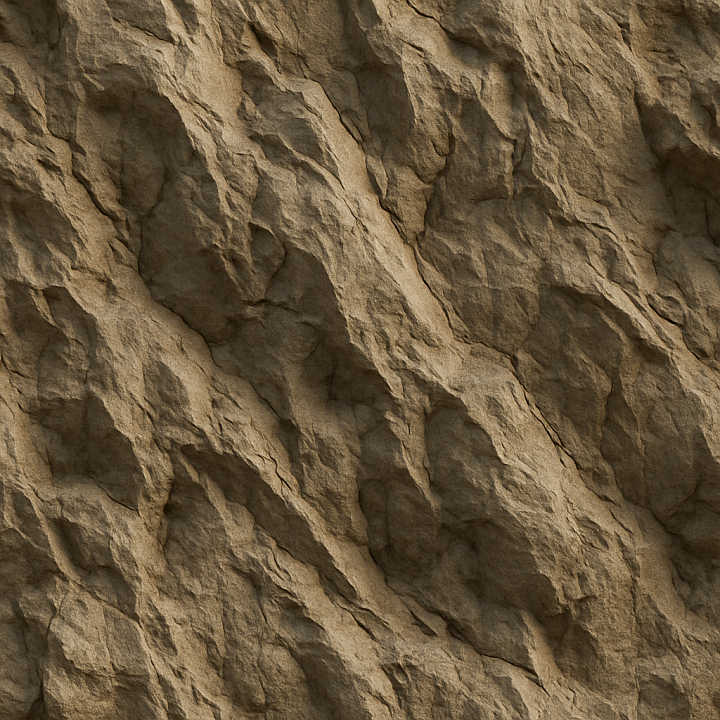 Eroded Mountain Rock seamless PBR texture preview