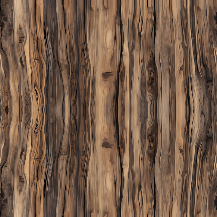Rustic Wood Planks with Knots and Grain Variations seamless PBR texture preview