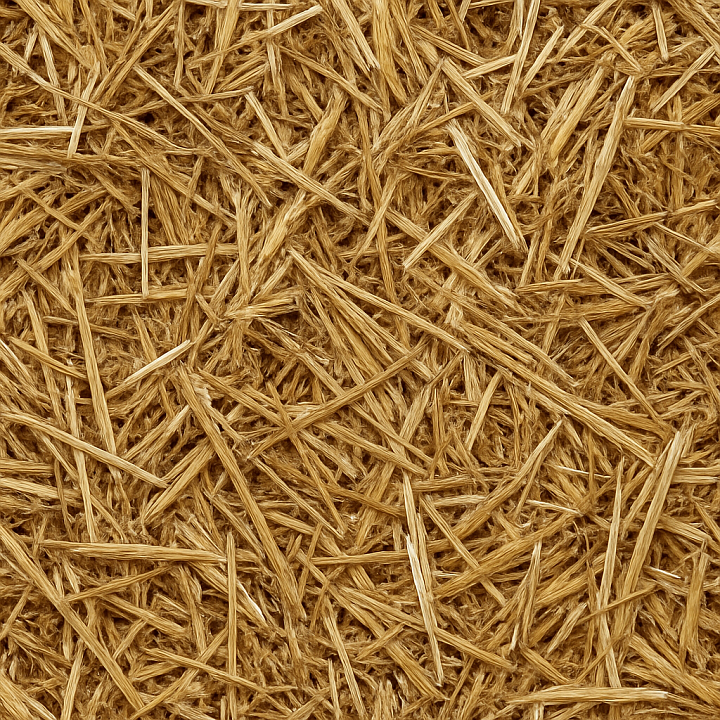 Photorealistic Straw seamless PBR texture preview