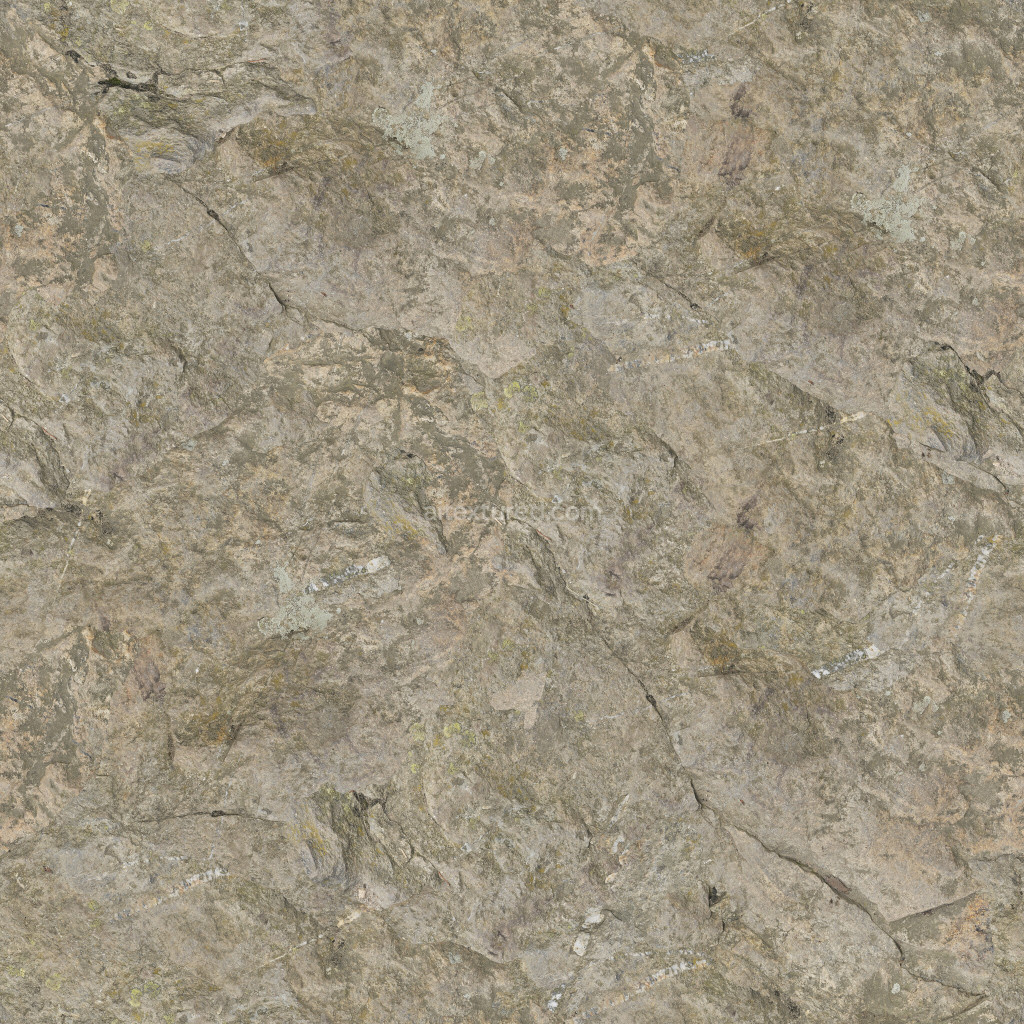 Seamless PBR rock texture with natural colors and details