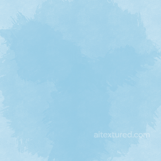 Light Blue Watercolor Texture with Soft Brush Strokes seamless Watercolor texture PBR texture
