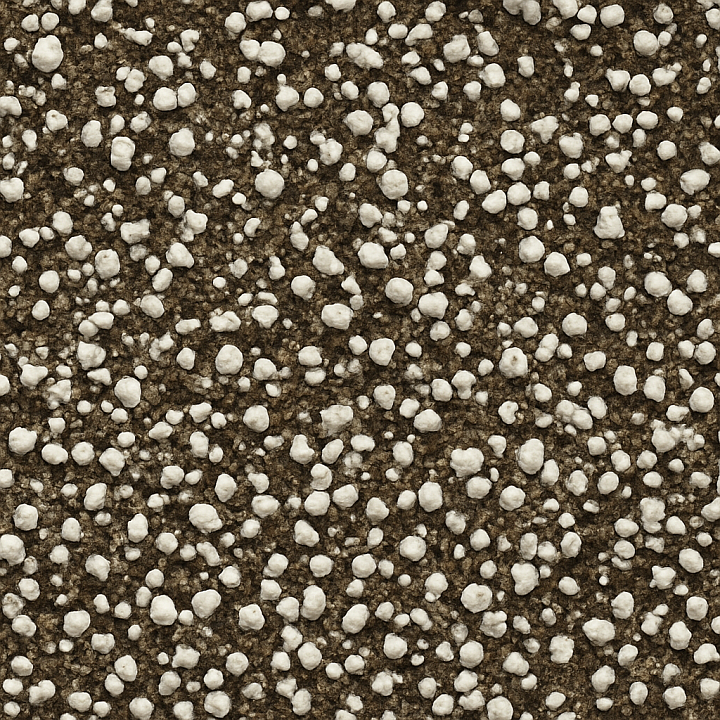 Perlite Soil Mix White Granules seamless PBR texture preview