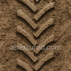 seamless Seamless 3d texture pbr 8k tractor tire agricultural tire tire track mud muddy tire tread texture 8k free download PBR