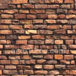seamless Seamless 3D PBR cracked brick wall texture with weathered red and brown bricks texture 8k free download PBR