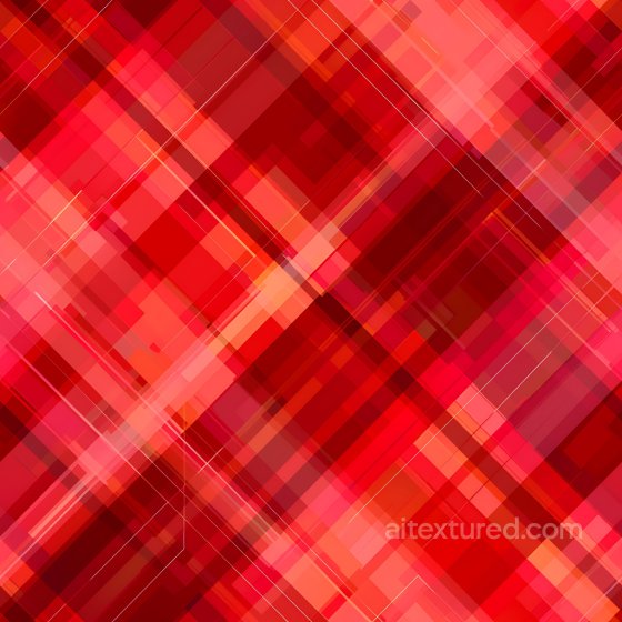 Red Metal Plaid PBR Texture with Abstract Geometric Layers Plaid texture preview