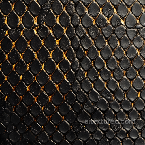 Dark Reptile Scaled Skin Seamless Texture with Organic Detail seamless Skin PBR texture