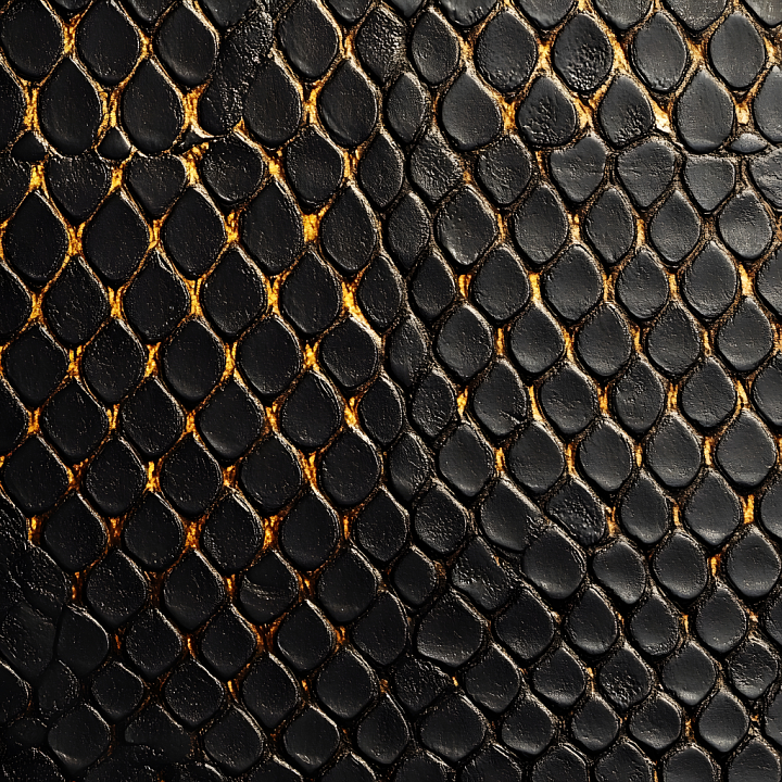Dark Reptile Scaled Skin with Organic Detail seamless PBR texture preview