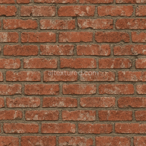 Worn Red Brick Texture Seamless 1024X1024