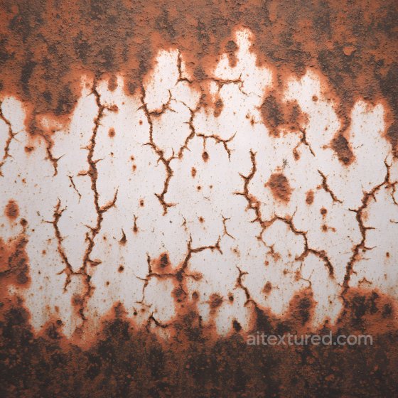 Rusty Metal Texture with Distinct Cracks and Pitted Holes Rust texture preview