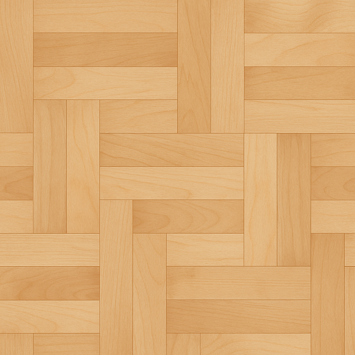 Smooth Maple Parquet Wood seamless PBR texture preview