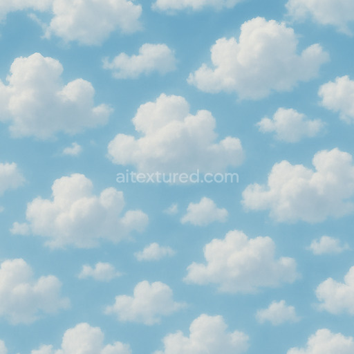 Fluffy Sky Current Seamless Texture