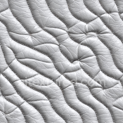 seamless Seamless 3D PBR Grey Stitched Quilted Leather Upholstery Texture with Wrinkles texture 8k free download PBR