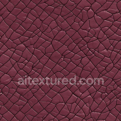 seamless Seamless 3D cracked maroon leather PBR texture with detailed grain and deep fissures texture 8k free download PBR