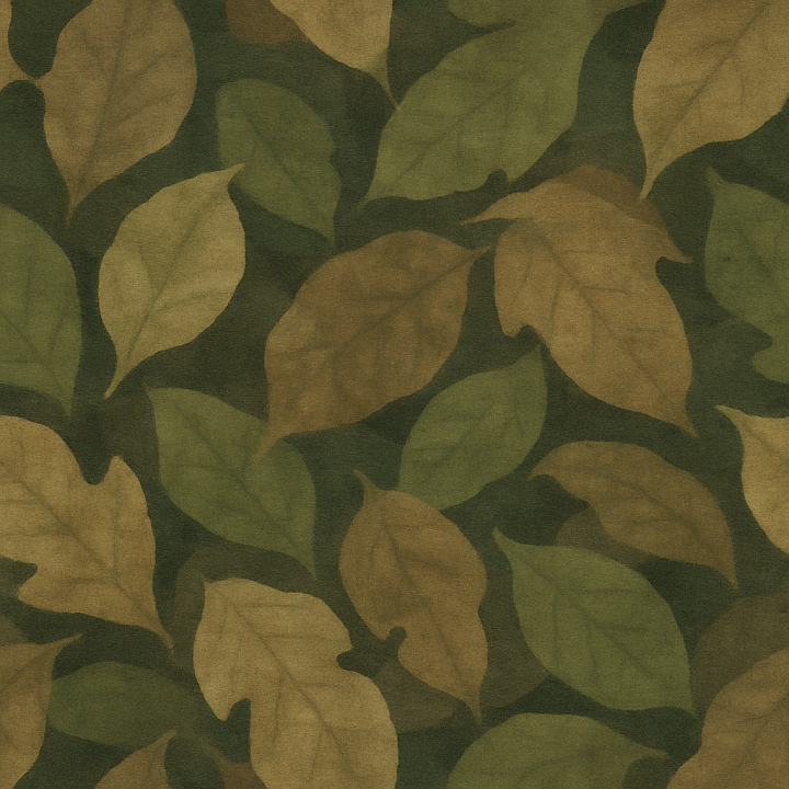 Jungle Camouflage Leaf Litter Fabric seamless PBR texture preview