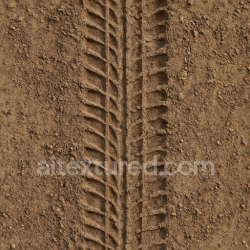 seamless Seamless 3d texture pbr 8k dirt road track tire print dirt off road dirt tire track texture texture 8k free download PBR