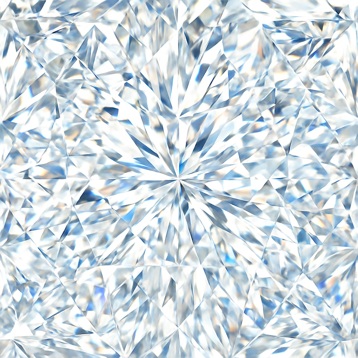 Diamond Faceted Gem With Gemstone Facets And Sparkle Highlights seamless PBR texture preview