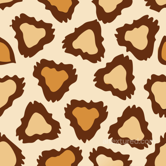 Leopard Print Texture with Stylized Brown Spots on Beige Leopard Print texture preview
