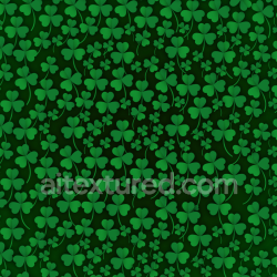 seamless Seamless 3D PBR St Patricks Clover Leaf Pattern Texture in Green texture 8k free download PBR