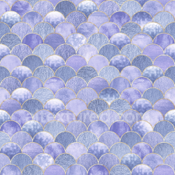 seamless Seamless 3D PBR Mermaid Scale Texture with Blue-Violet Pattern and Soft Metallic Sheen texture 8k free download PBR