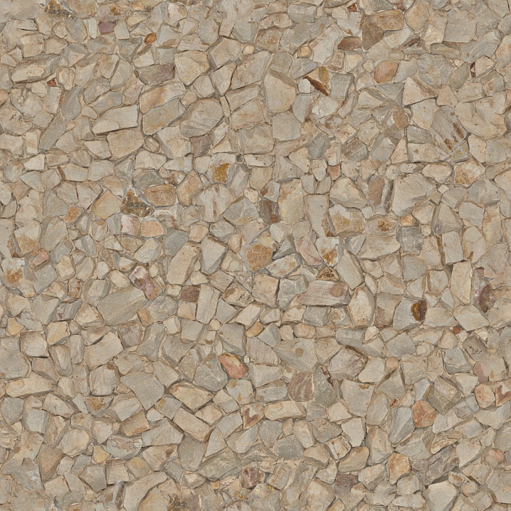 Wall Rock - Chipped Rocks Dry Uneven Stones Wall seamless PBR texture preview