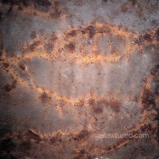 Rusted Metal Texture Featuring Irregular Cracks and Corrosion Pits Rust texture preview