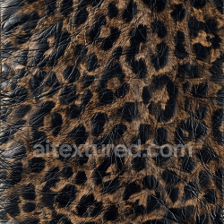 seamless Seamless 3D Crinkled Leopard Print Leather PBR Texture with Natural Fur Pattern and Wrinkles texture 8k free download PBR