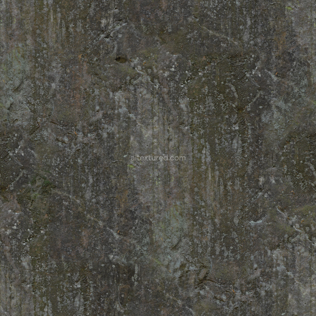 Seamless PBR rock texture with a weathered surface