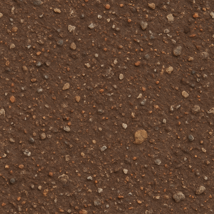 Polished Soil seamless PBR texture preview