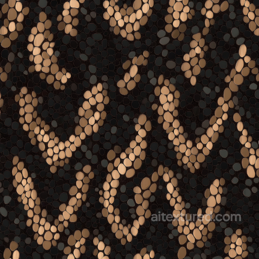 Stylized Reptile-Like Skin PBR Texture with Organic Scale Pattern seamless Skin PBR texture