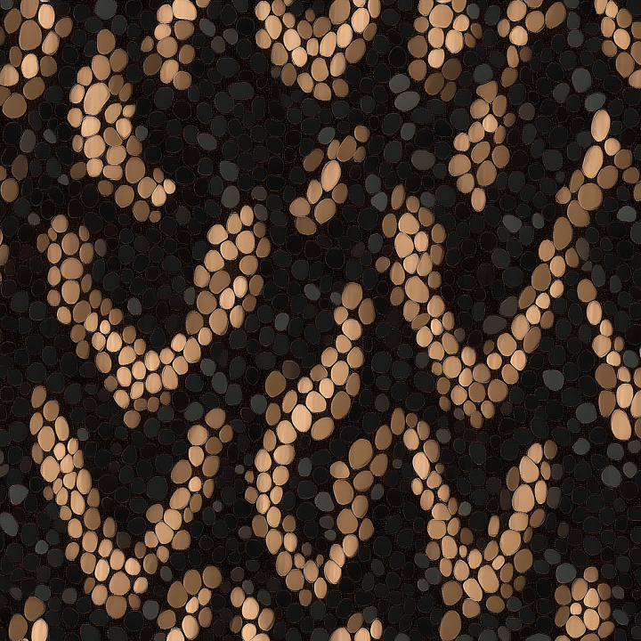 Stylized Reptile-Like Skin with Organic Scale Pattern seamless PBR texture preview
