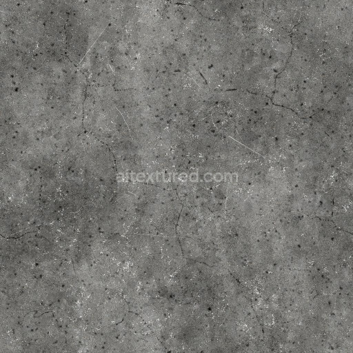Asphalt or Concrete Texture with Cracks and Pitting | Free PBR